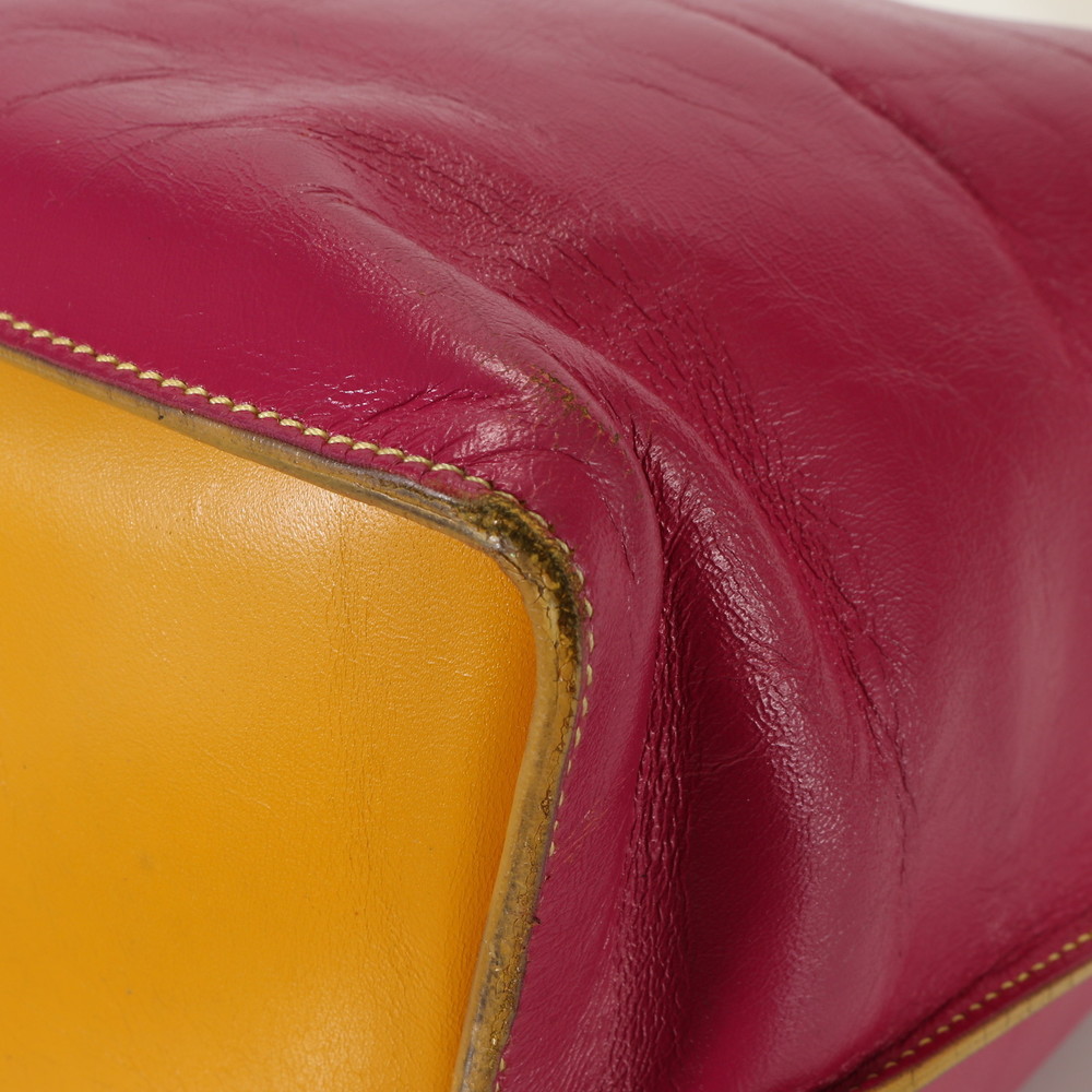 Fendi Leather Shoulder Bag Tote Pink AET - Picture 11 of 15